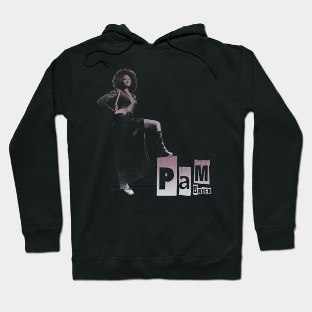 Retro PAM GRIER Hoodie by DudiDama.co